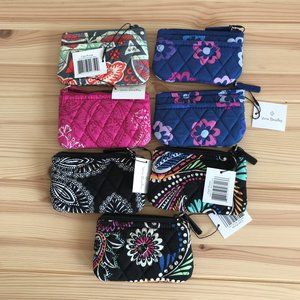 Set of 7 Vera Bradley Coin Pouch - NWT